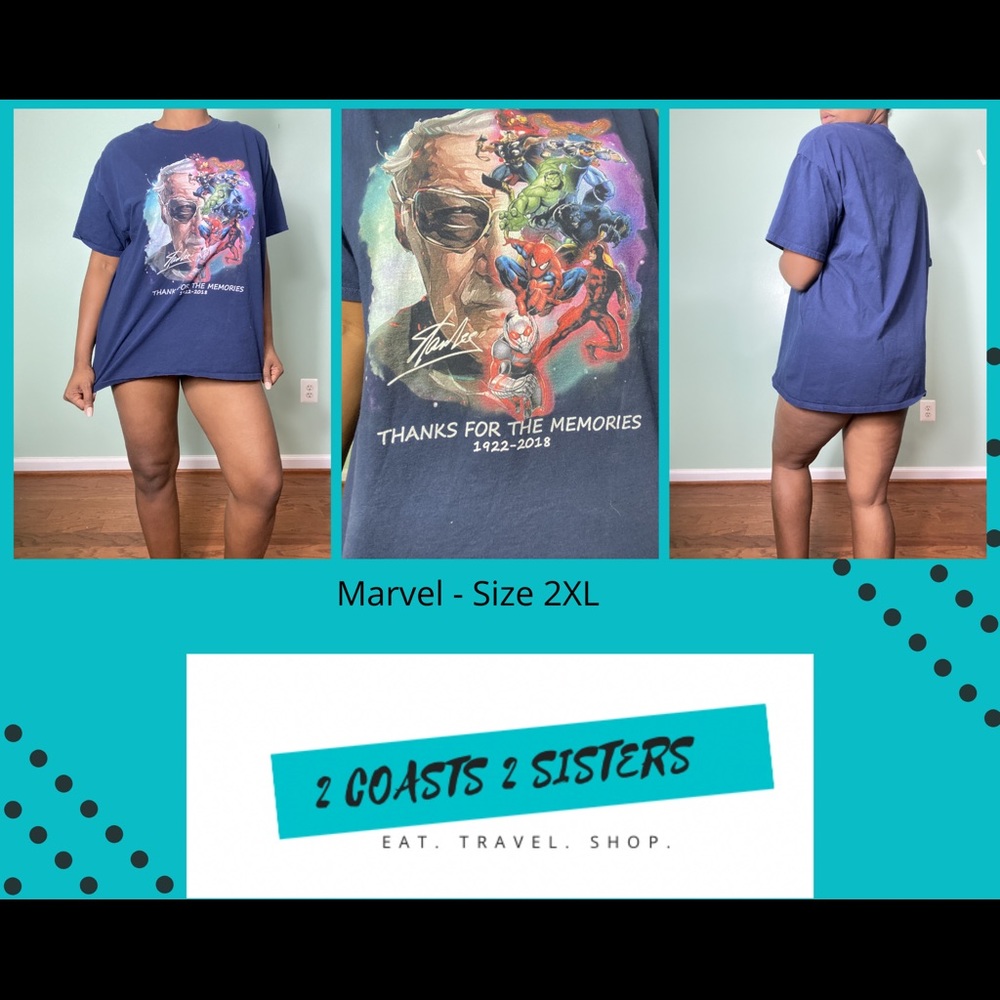 Stan Lee “THANKS FOR THE MEMORIES” Marvel Shirt